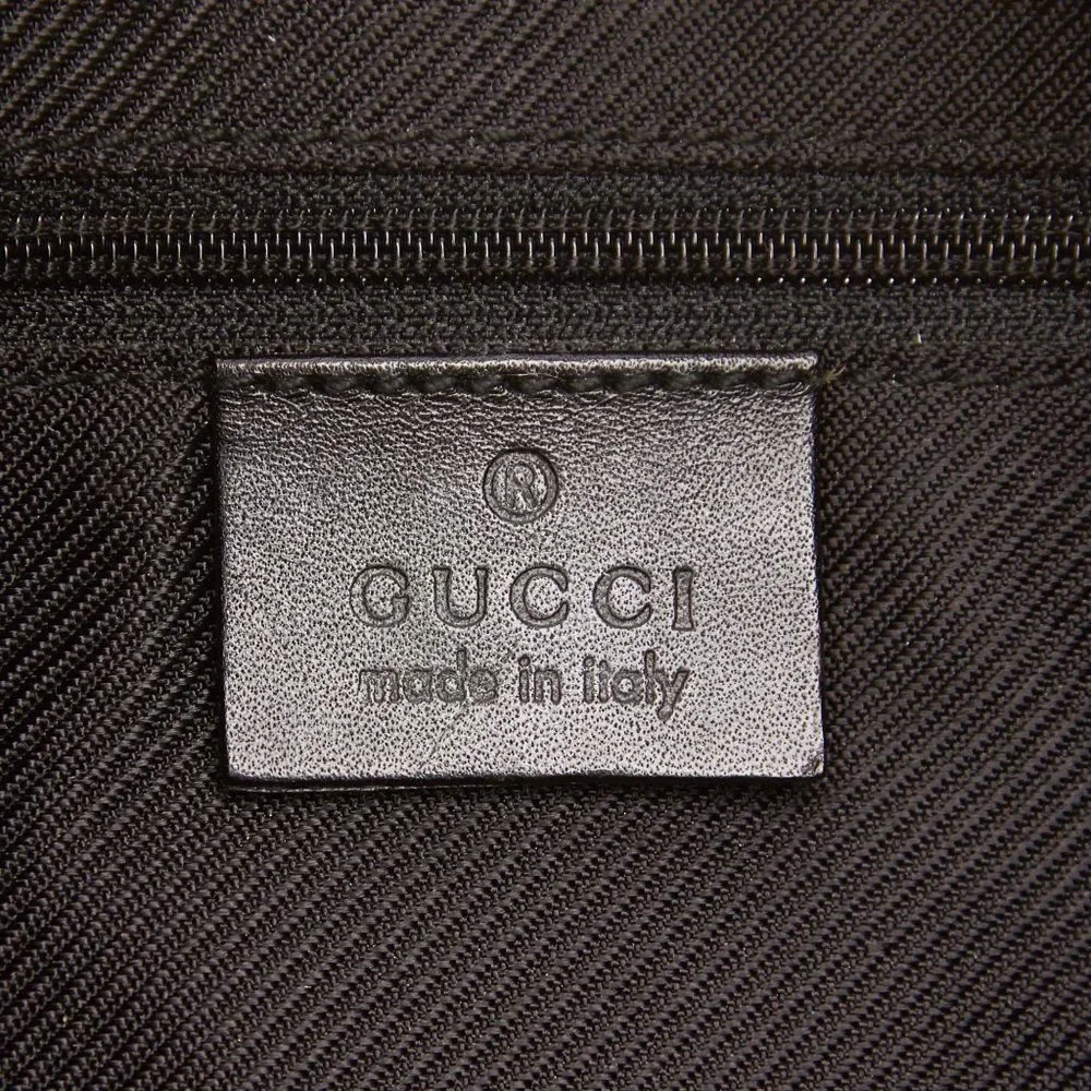 Vintage Gucci Black Fabric Bucket Bag - Picture 3 of 3